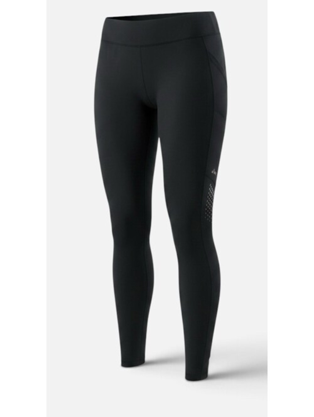 Asics Size XL NWT Women's Black Reflective Leggings Pockets Athletic Yoga Workou